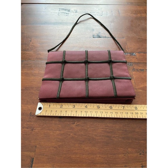 1960s Mid Century Silk Evening Bag France Retro Mod - Picture 8 of 9